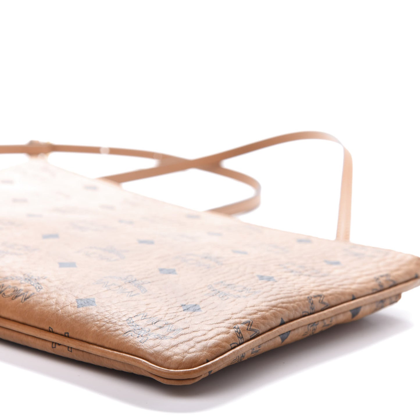 Visetos Medium Crossbody Pouch Cognac