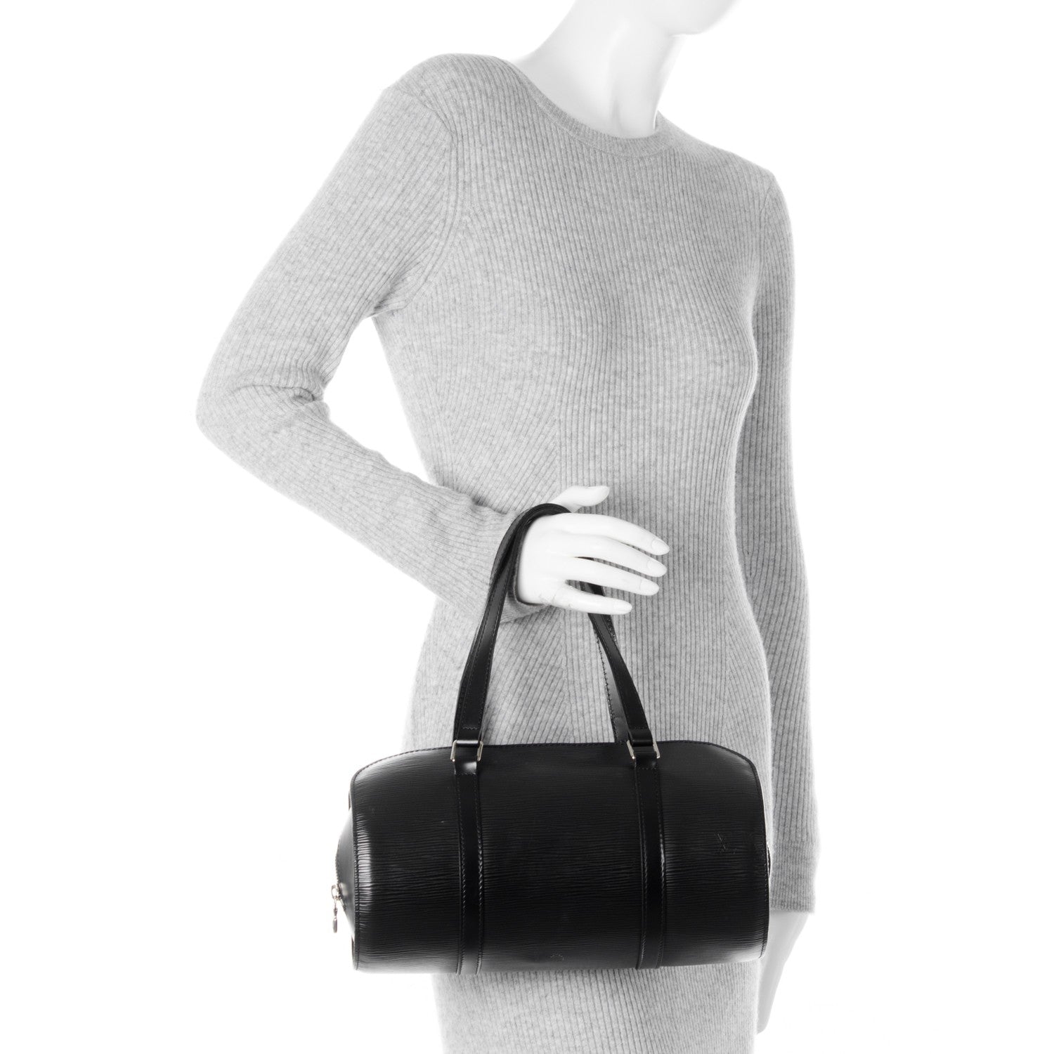 Louis Vuitton Epi Soufflot Black 2 of 8