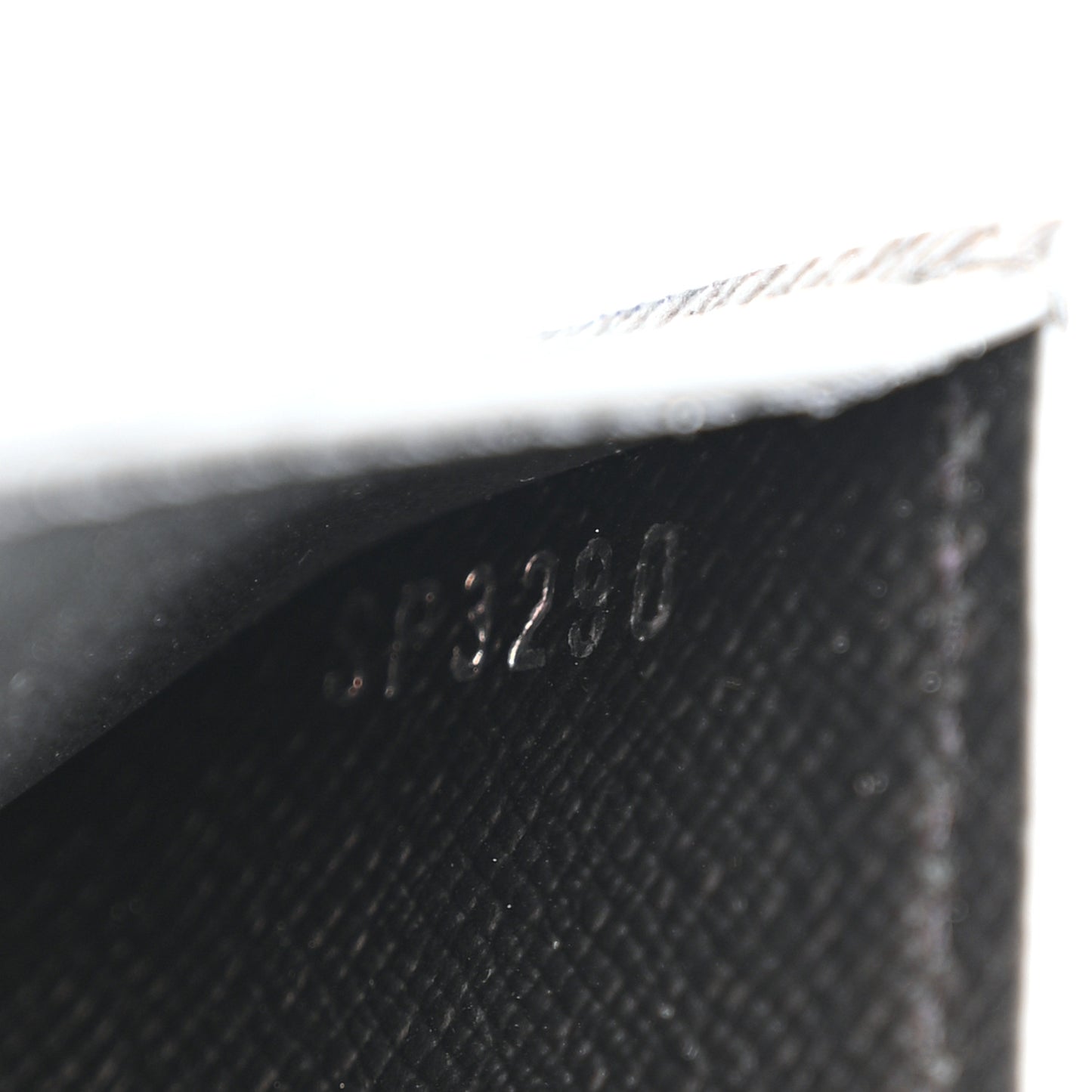 Monogram Pastel Cross Card Holder Black