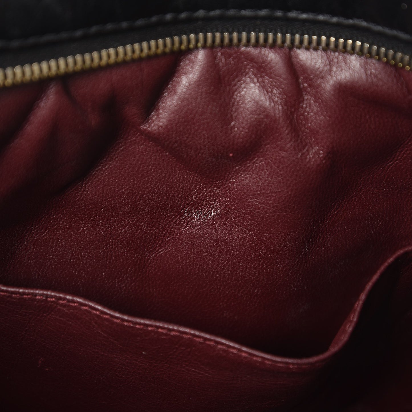 Aged Calfskin Quilted Large Reissue Camera Case Black