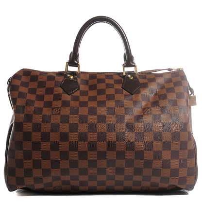 Louis Vuitton Damier Ebene Speedy 35 1 of 10
