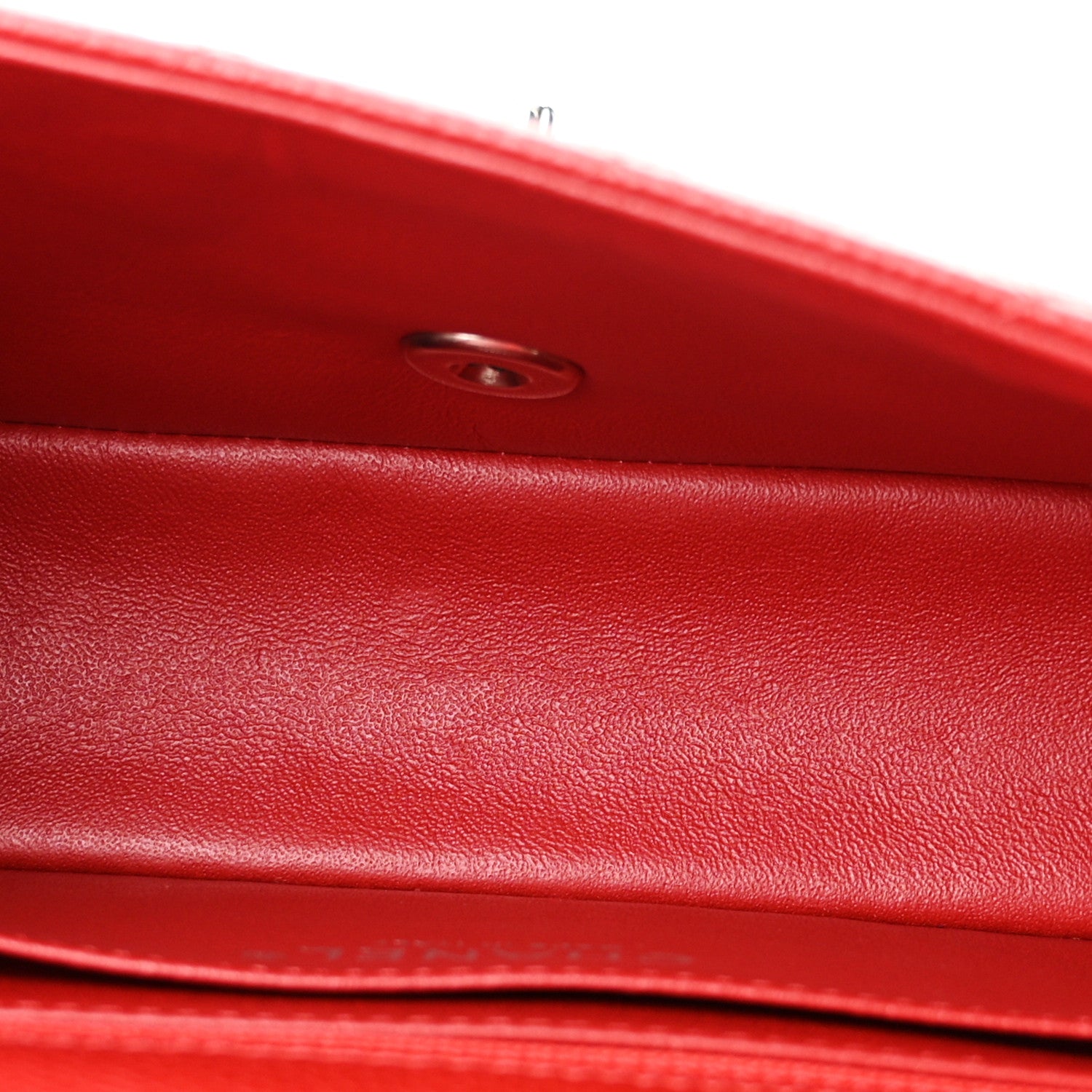 Chanel Caviar Quilted Mini Rectangular Flap Red 5 of 11