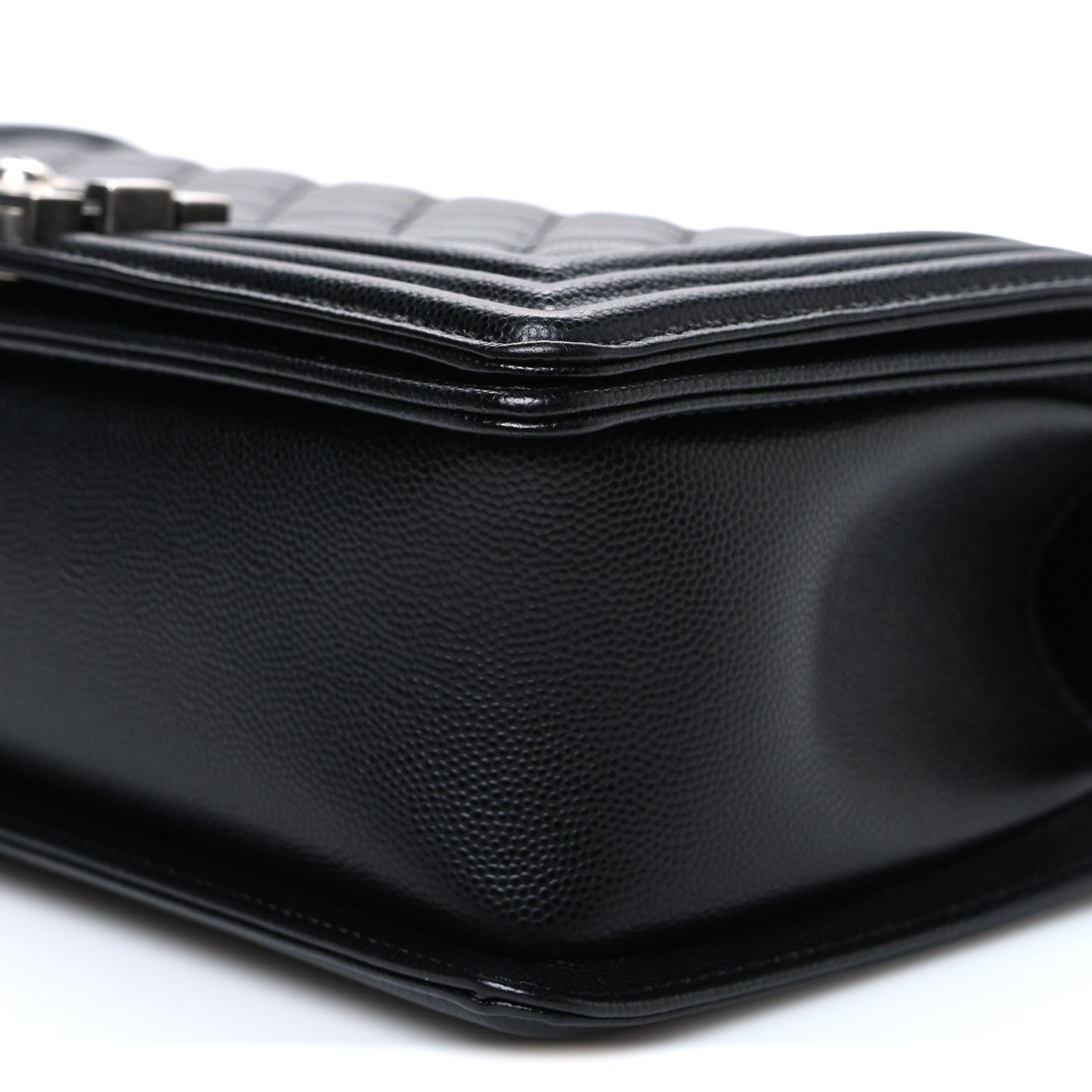 Chanel Caviar Quilted Medium Boy Flap Black 10 of 10