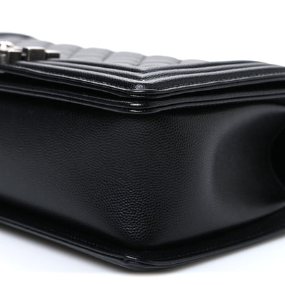 Chanel Caviar Quilted Medium Boy Flap Black 10 of 10