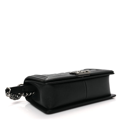Chanel Caviar Quilted Medium Boy Flap Black 4 of 8