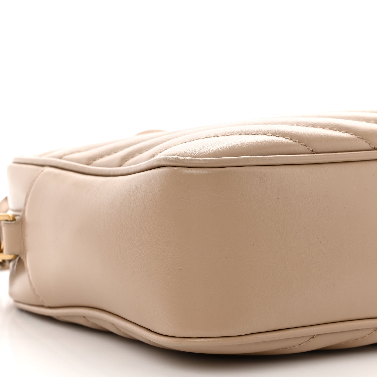 Saint Laurent Calfskin Matelasse Monogram Lou Camera Bag Dark Latte 9 of 16