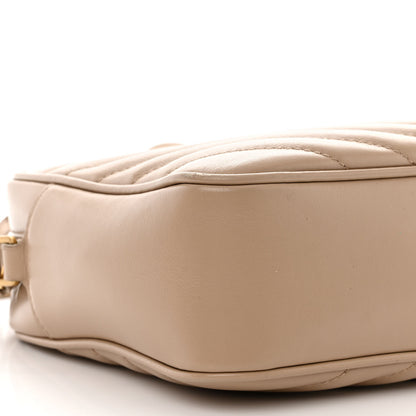 Saint Laurent Calfskin Matelasse Monogram Lou Camera Bag Dark Latte 9 of 16