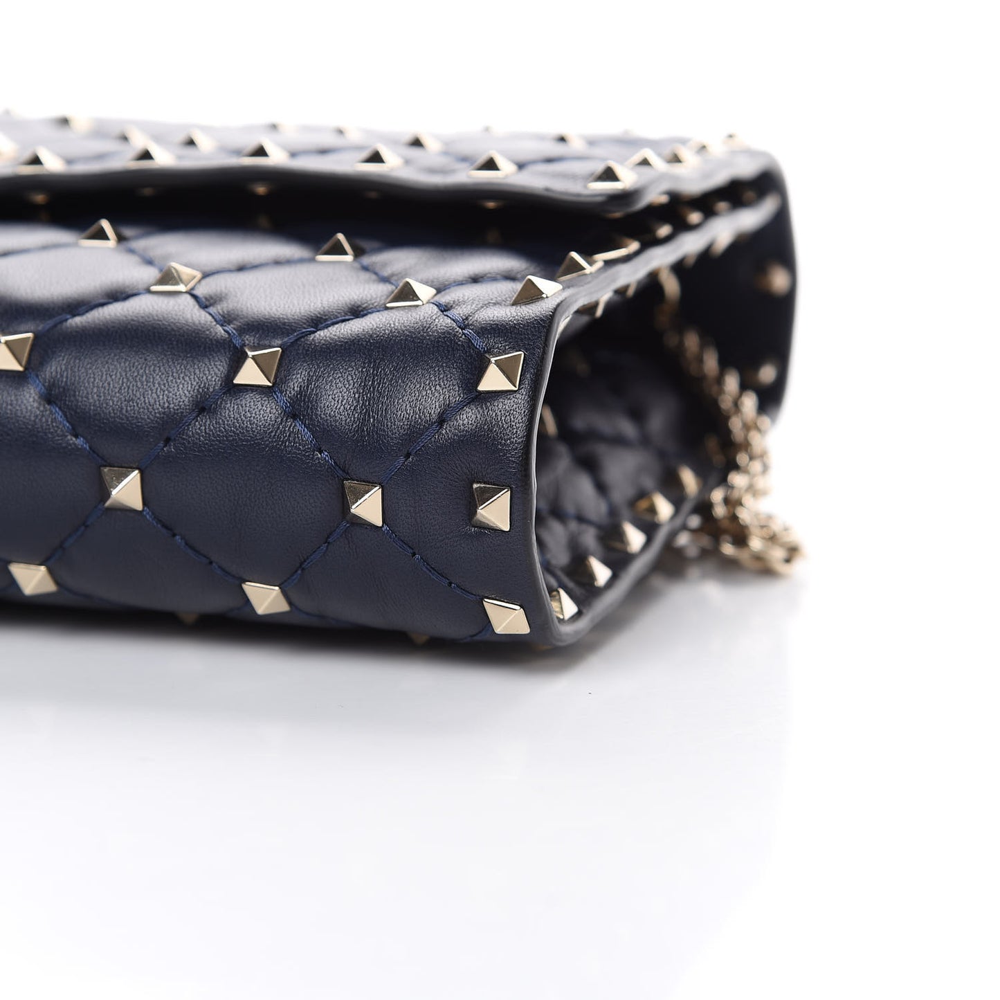 Nappa Rockstud Spike Wallet on Chain Marine