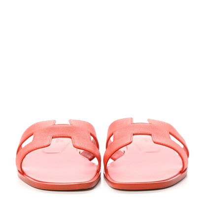 Hermes Epsom Oran Sandals 40 Orange Poppy 2 of 9