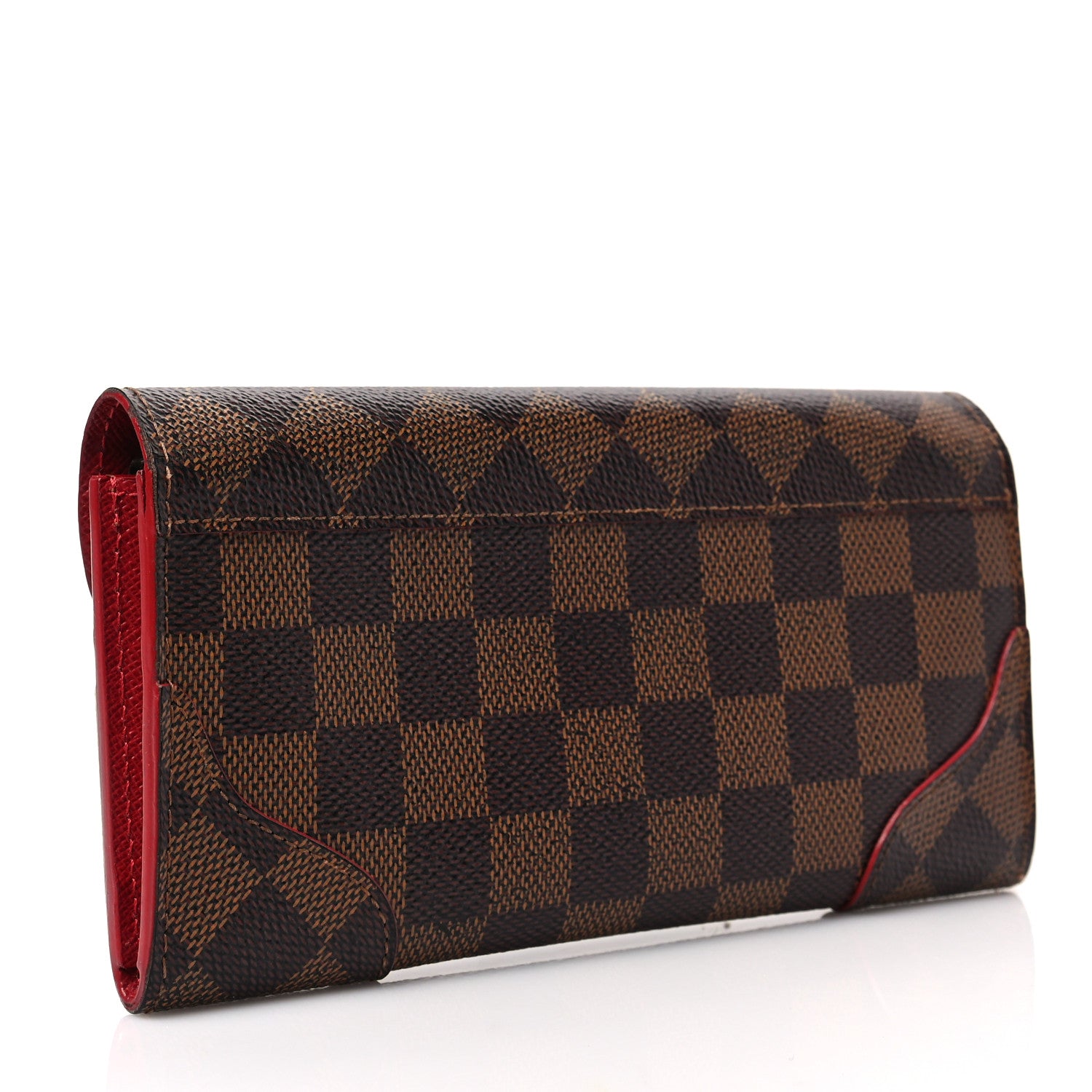 Louis Vuitton Damier Ebene Caissa Wallet Cherry 4 of 8