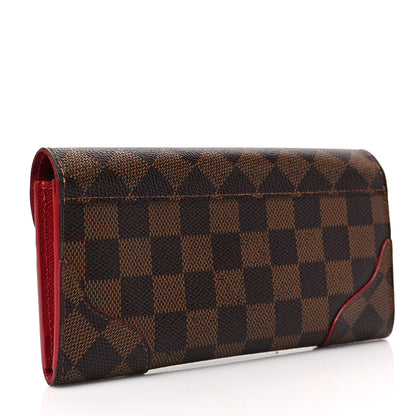 Louis Vuitton Damier Ebene Caissa Wallet Cherry 4 of 8