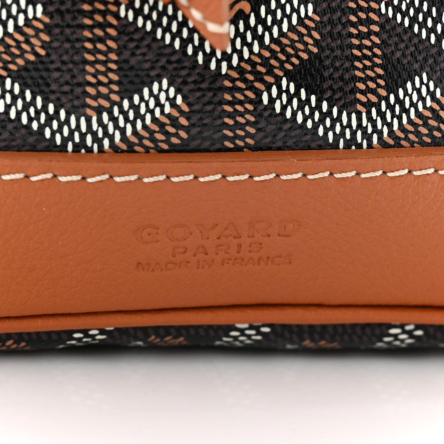 Goyardine Petit Flot Bucket Bag PM Black Gold