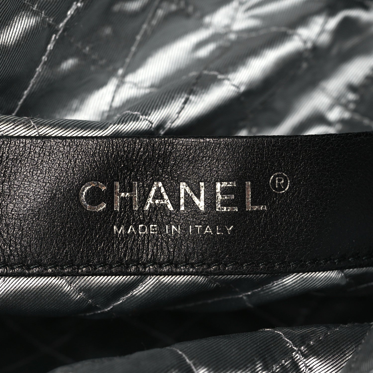 Chanel Tweed Resin Strass Large Robot Shopping Bag Black 6 of 9