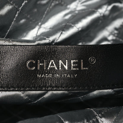 Chanel Tweed Resin Strass Large Robot Shopping Bag Black 6 of 9