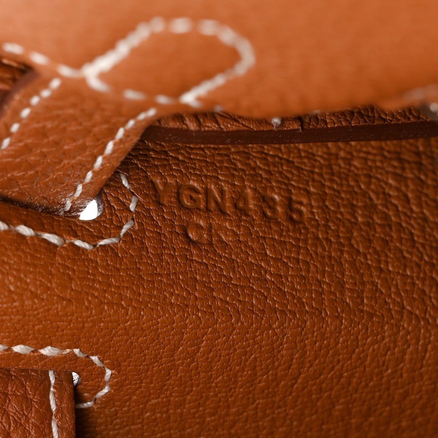 Hermes Togo Kelly Retourne 25 Gold 6 of 11