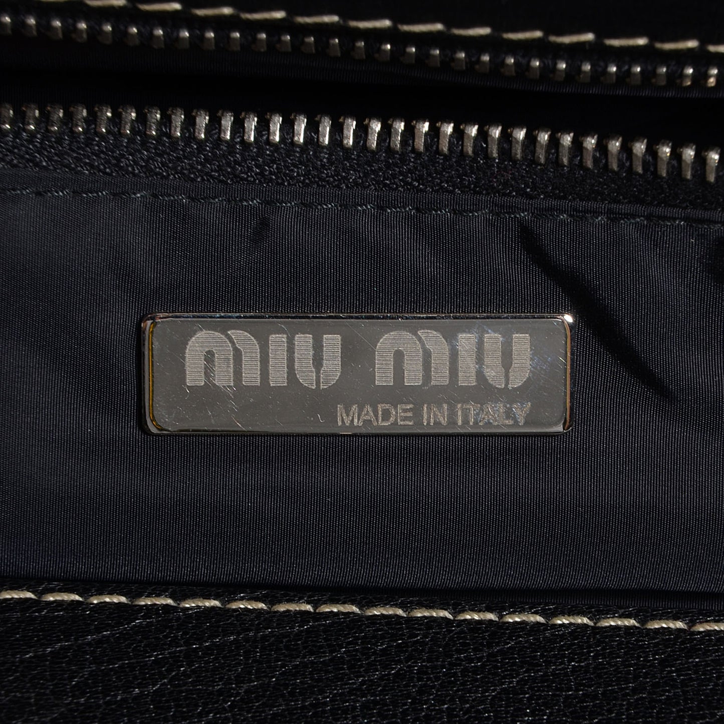 Buffalo Leather Tote Nero Black