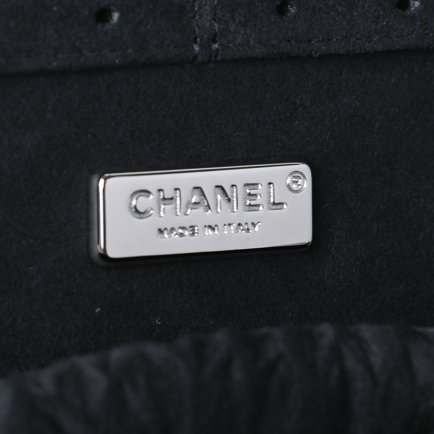 Lambskin Quilted Jewelry Case Black