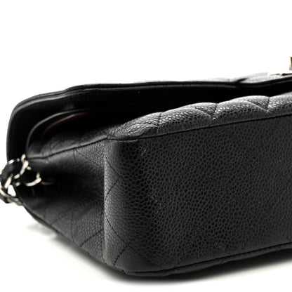 Chanel Caviar Quilted Medium Double Flap Black 17 of 19