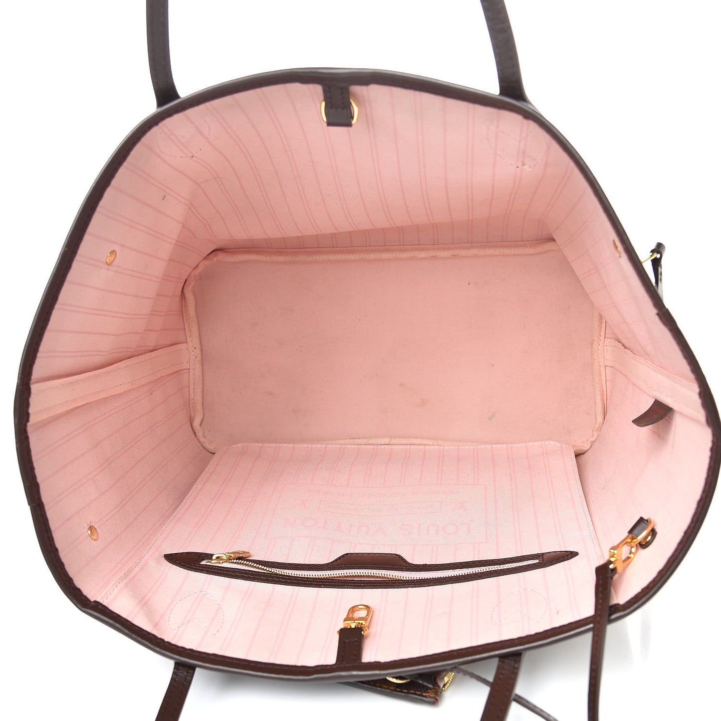Damier Ebene Neo Neverfull MM Rose Ballerine
