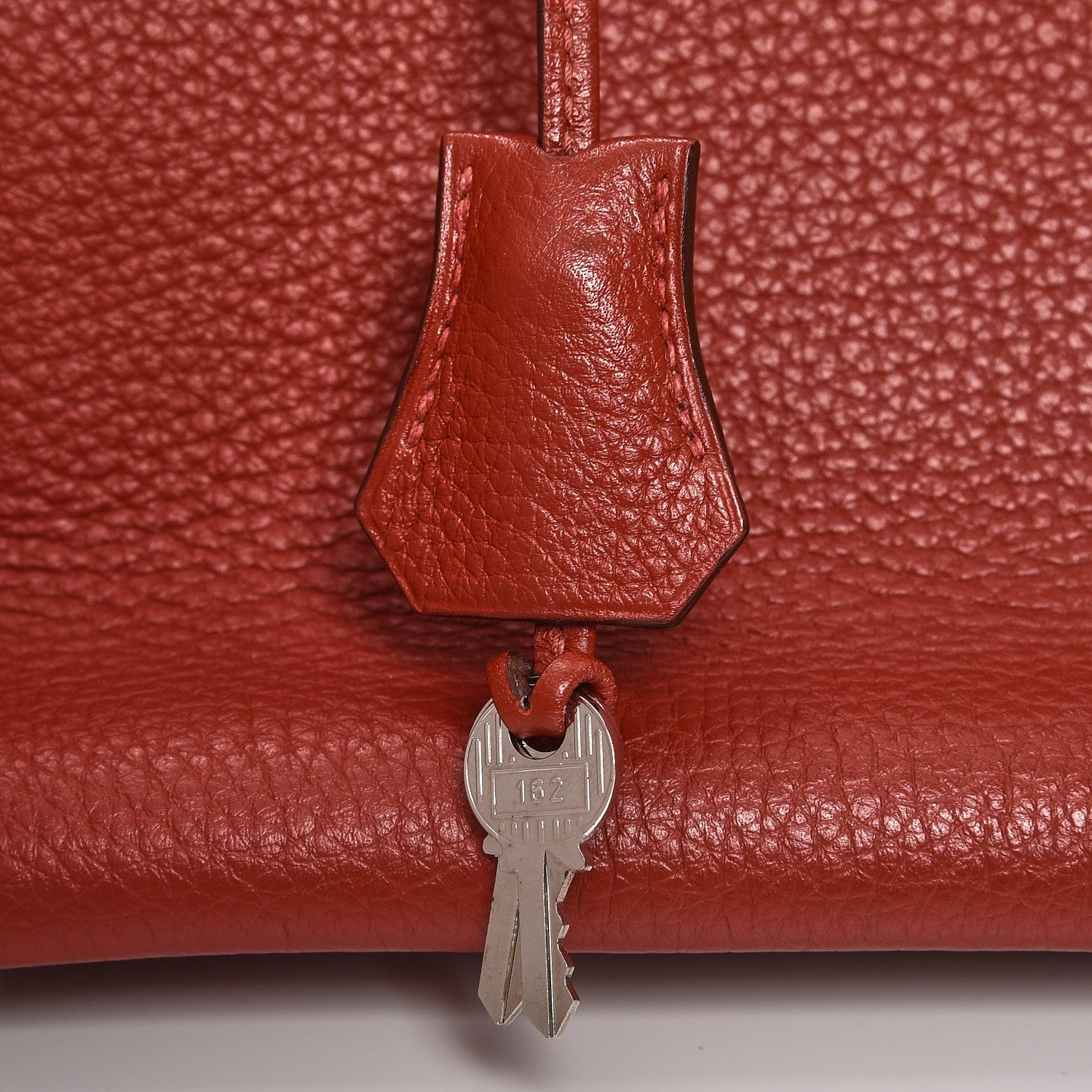 Hermes Taurillon Clemence Birkin 35 Rouge Venetian 34 of 36