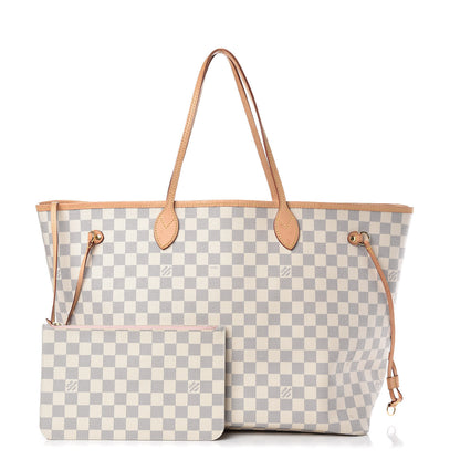 Louis Vuitton Damier Azur Neo Neverfull GM Rose Ballerine 1 of 21
