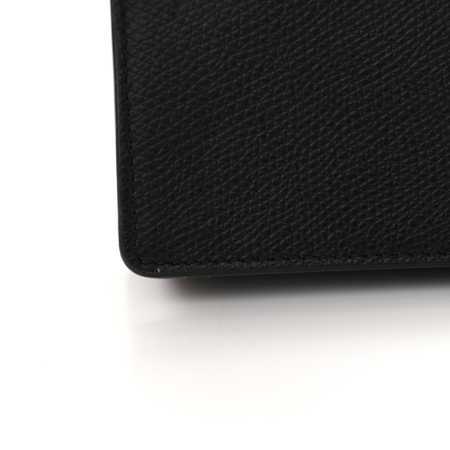 Christian Dior Grained Calfskin Saddle Belt Clutch Black 17 of 18
