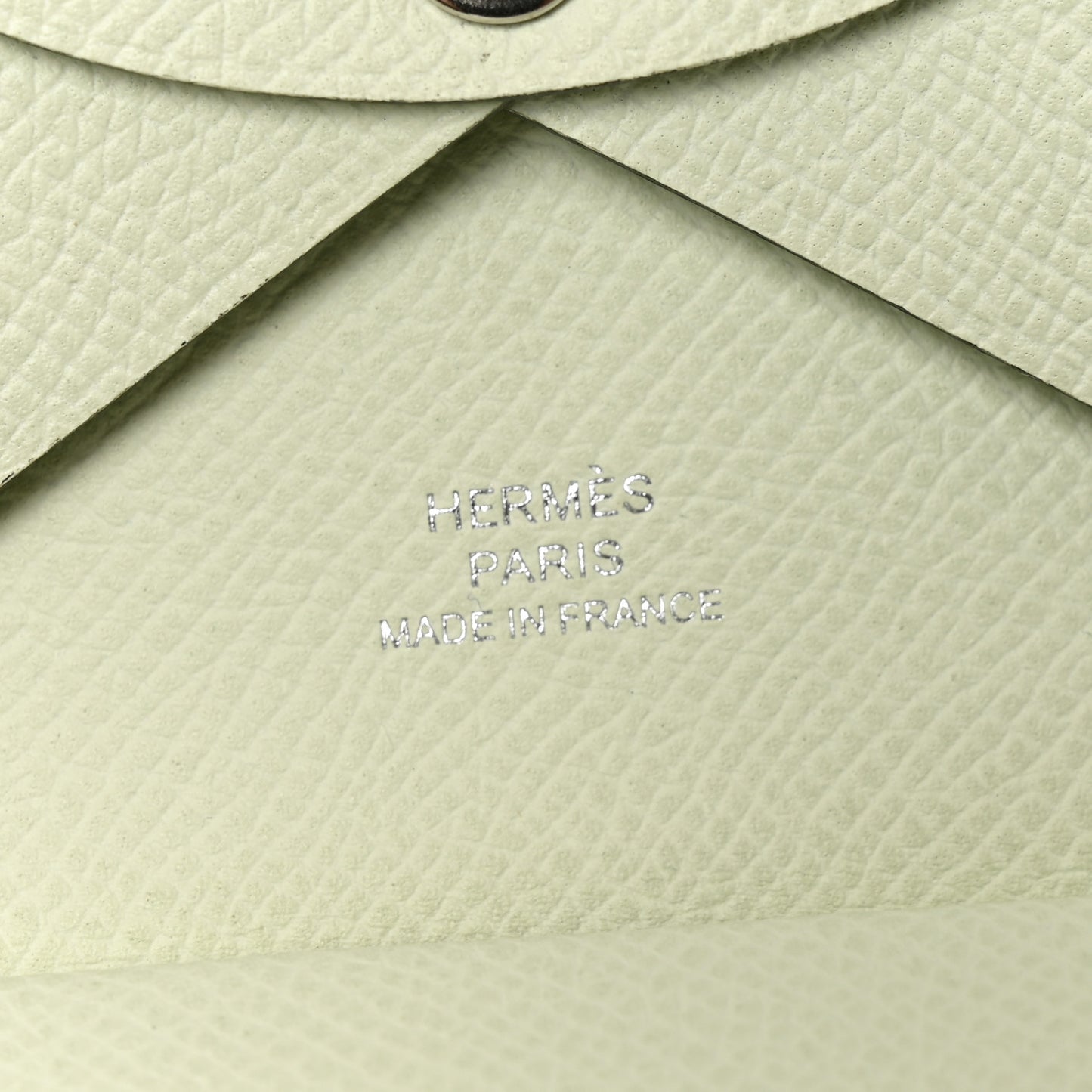 Epsom Calvi Duo Card Case Vert Fizz
