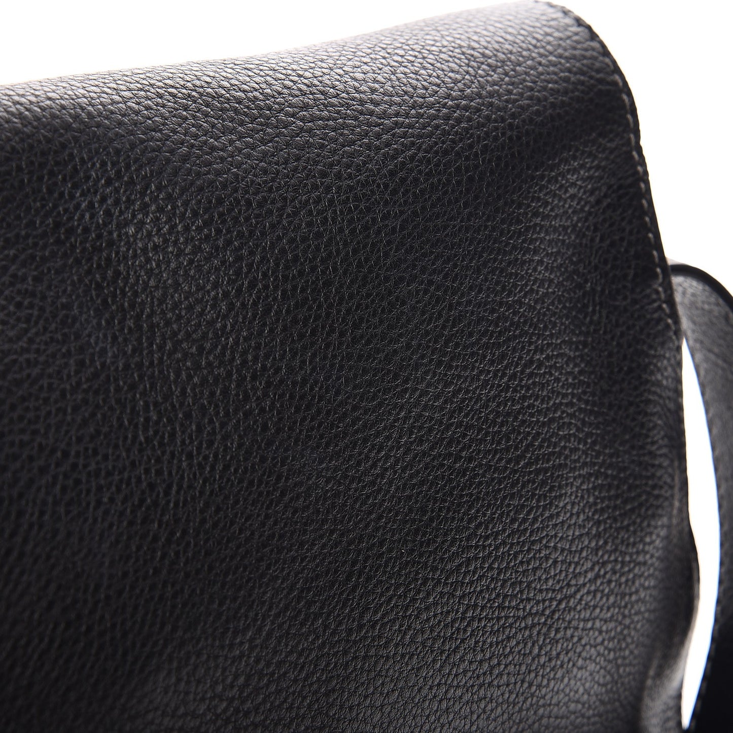 Calfskin Medium Marcie Round Crossbody Bag Black