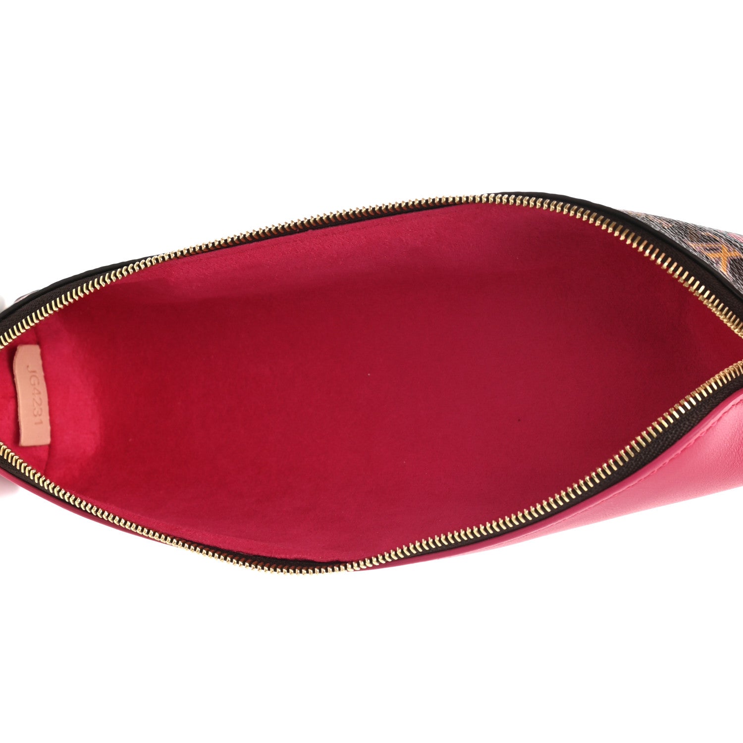 Louis Vuitton Monogram 2021 Christmas Animation Hollywood Elizabeth Pencil Pouch Coquelicot 5 of 7