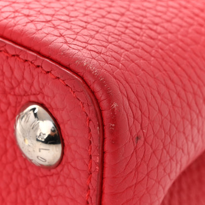 Louis Vuitton Taurillon Capucines BB Rubis 10 of 10