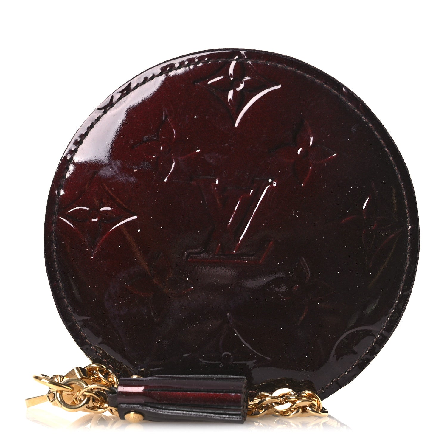 Louis Vuitton Vernis Chapeau Coin Purse Amarante 1 of 7