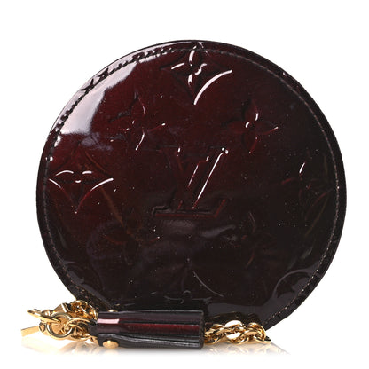 Louis Vuitton Vernis Chapeau Coin Purse Amarante 1 of 7