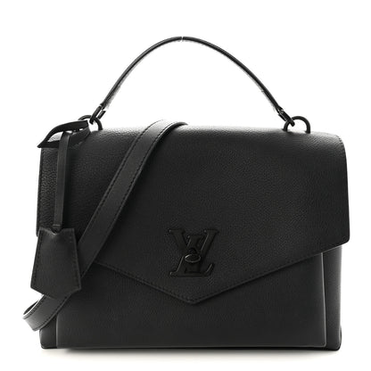 Louis Vuitton Soft Calfskin My Lockme Top Handle Black 1 of 9