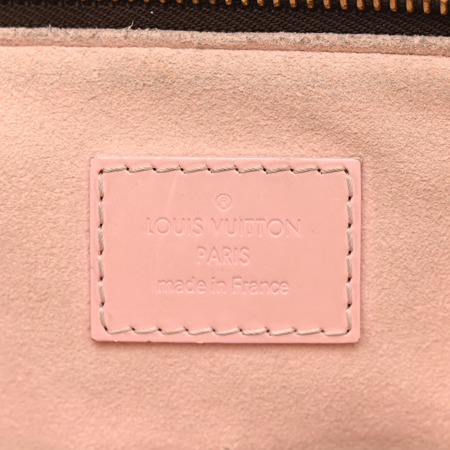 Louis Vuitton Damier Ebene Caissa Tote PM Rose Ballerine 6 of 16