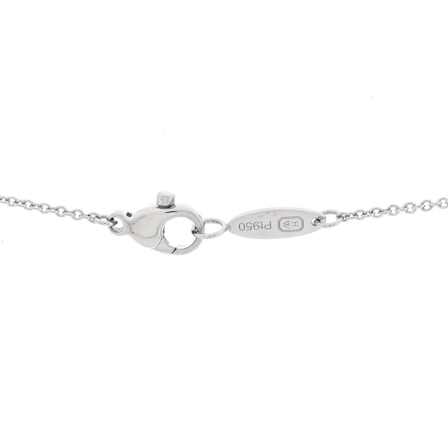 Harry Winston Platinum Diamond Small Lily Cluster Pendant Necklace 4 of 5