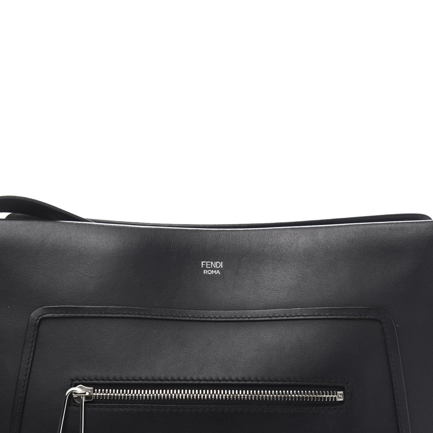 Fendi Vitello Century Opaco F is Fendi Regular Runaway Satchel Black 13 of 13