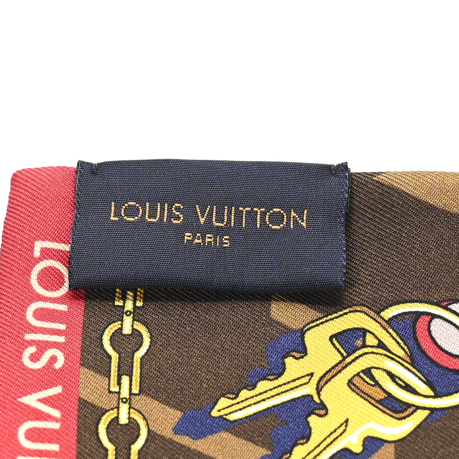Louis Vuitton Silk Monogram Tribute To Bandeau Marron 3 of 4