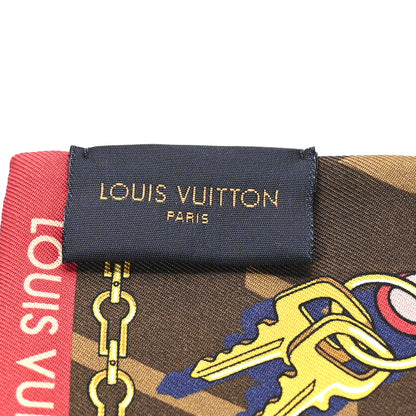 Louis Vuitton Silk Monogram Tribute To Bandeau Marron 3 of 4