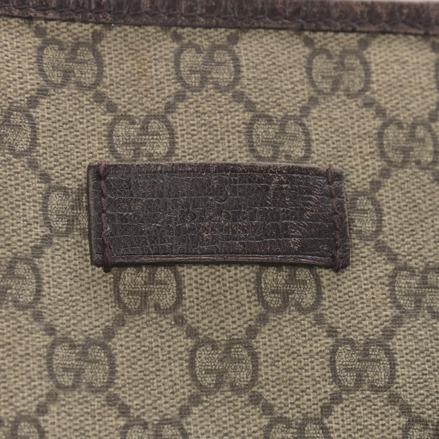 GG Plus Monogram Travel Bag Dark Brown