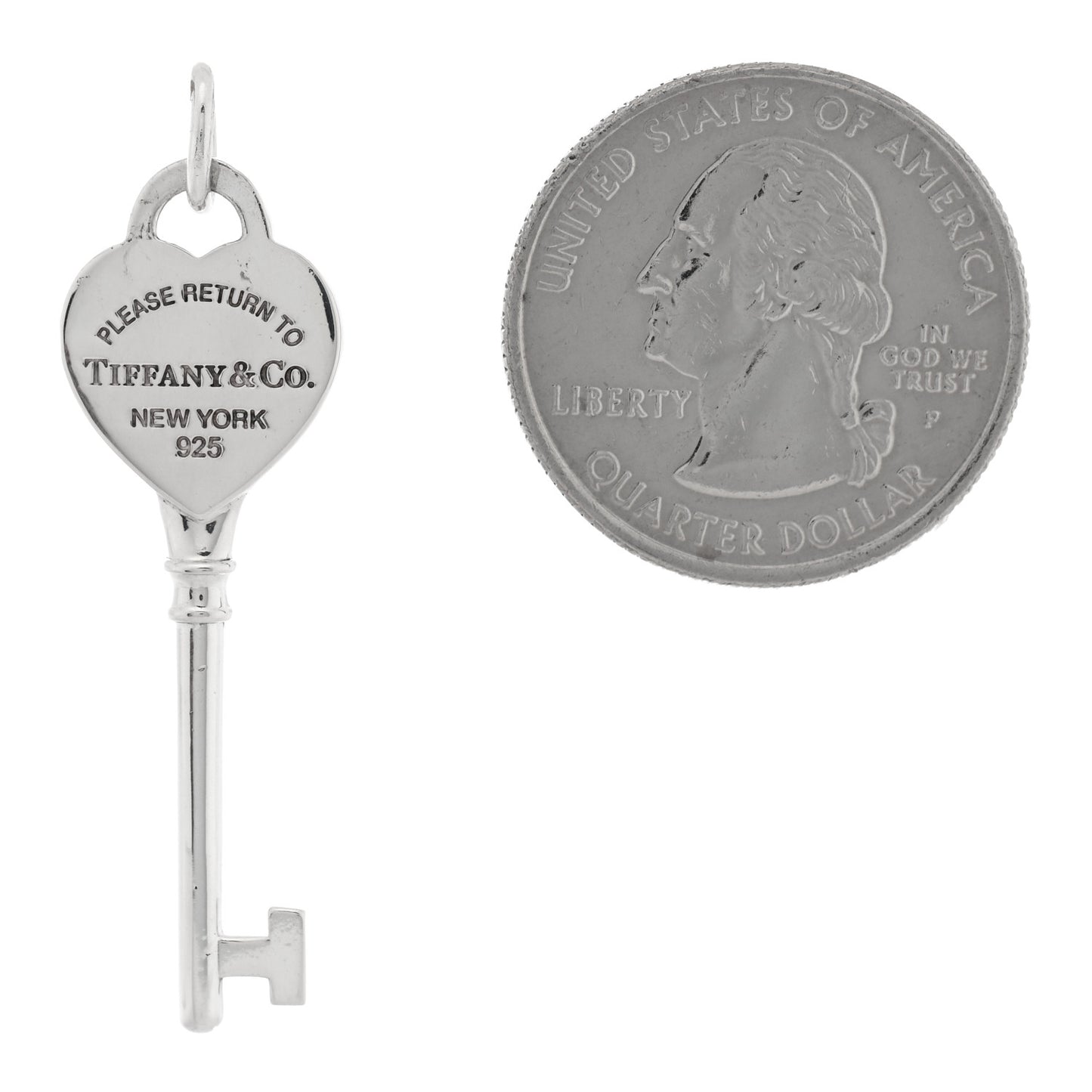 Sterling Silver Return To Tiffany Heart Key Pendant