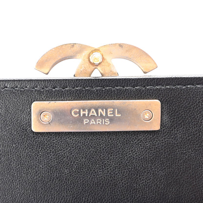 Chanel Lambskin Quilted CC Chic Gusset Wallet Black 6 of 9