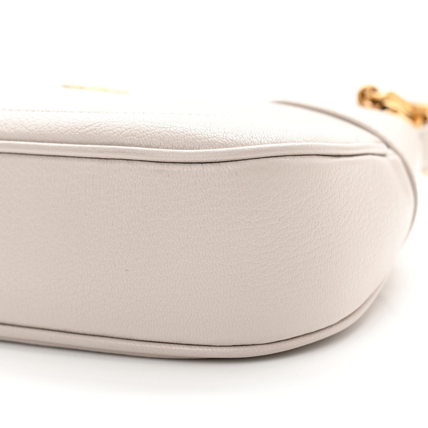 Goatskin Small Aphrodite Shoulder Bag Mystic White
