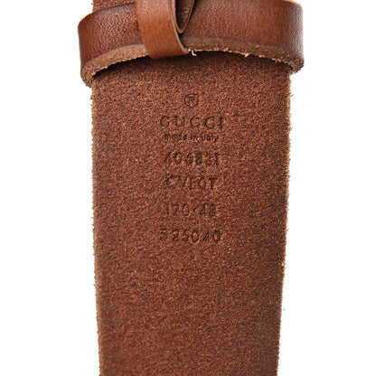 Gucci Faded Calfskin Double G 40mm Belt 120 48 Cuir 4 of 8