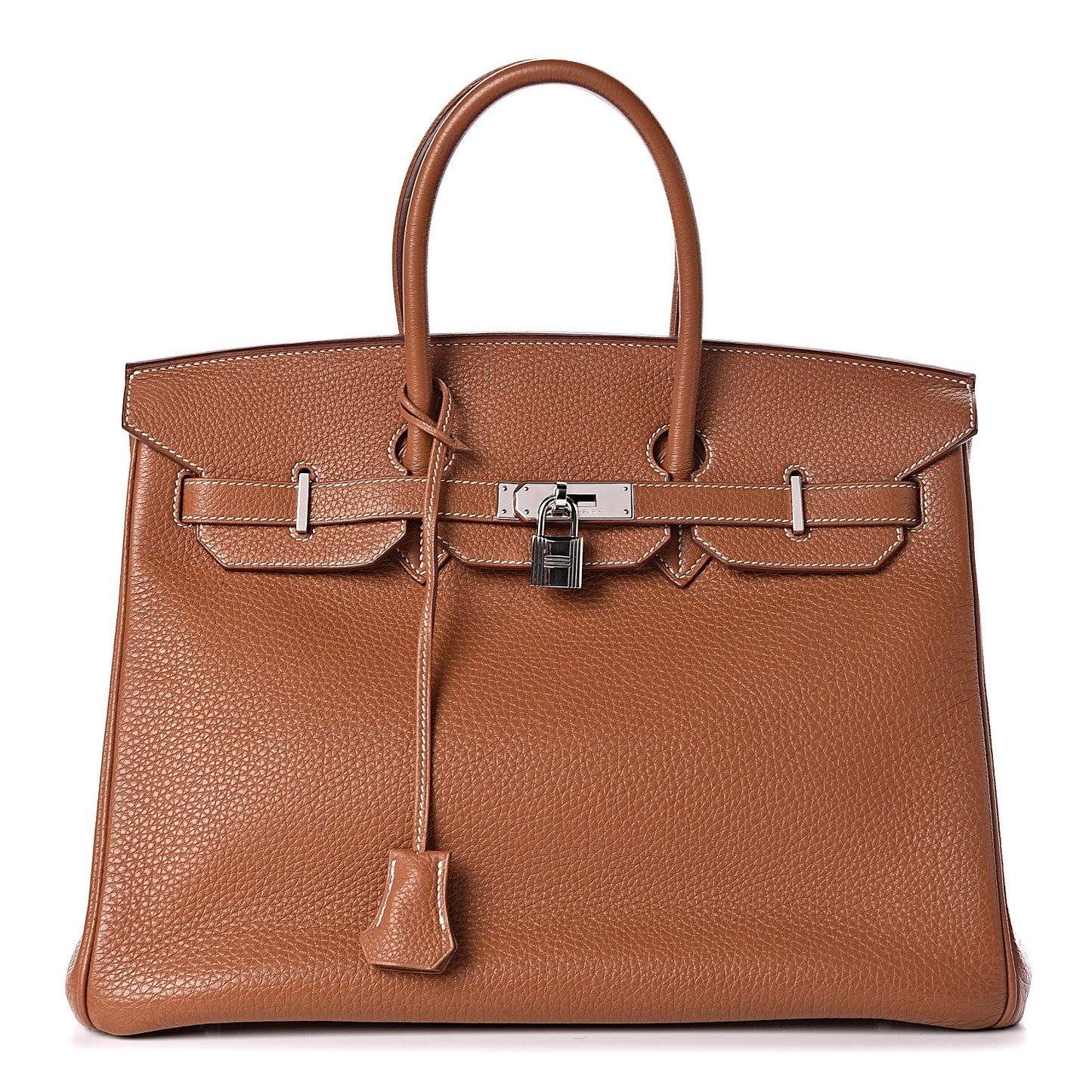 Taurillon Clemence Birkin 35 Gold