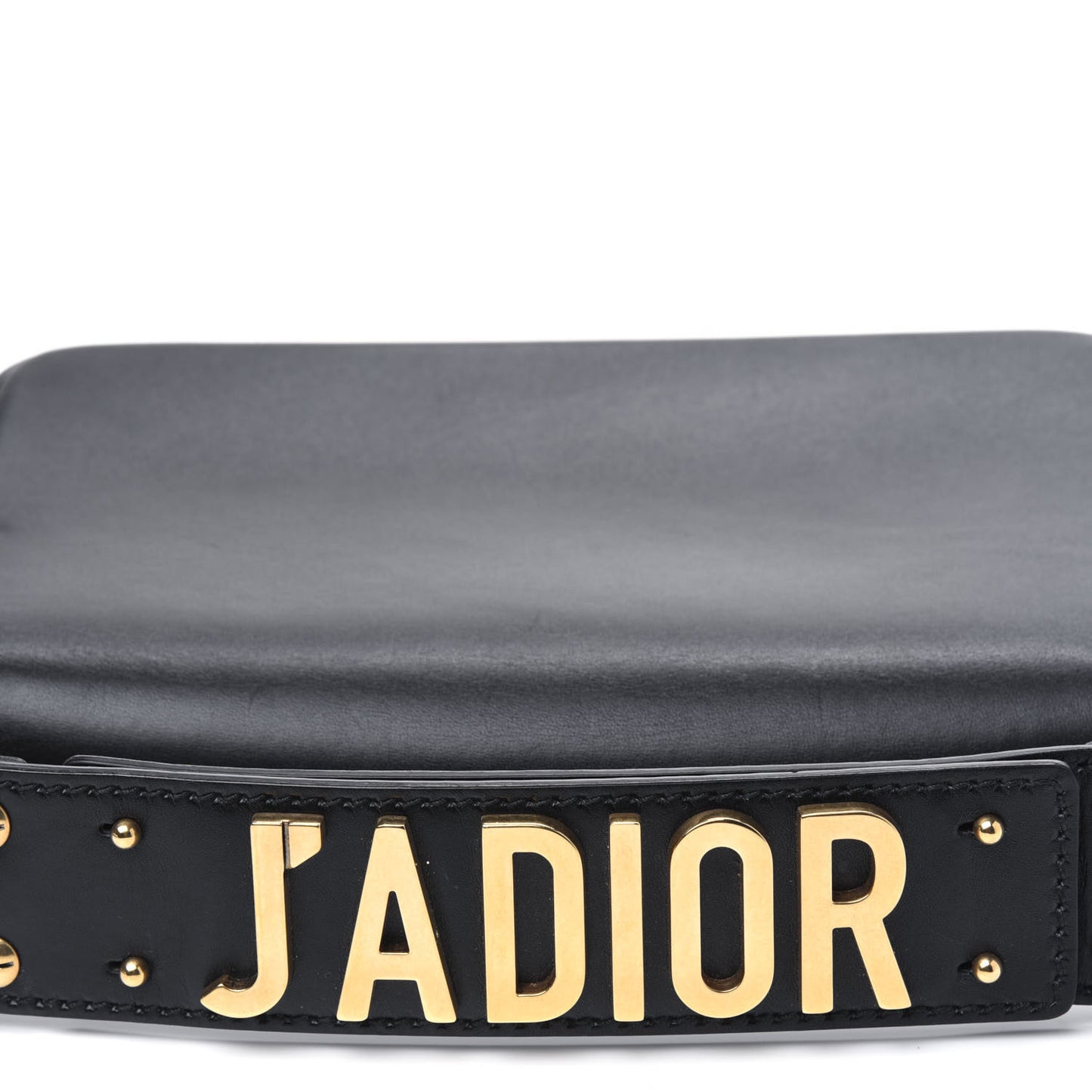 Calfskin J'Adior Flap Bag Black