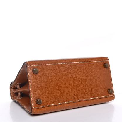 Hermes Courchevel Mini Kelly Sellier 20 Gold 6 of 31