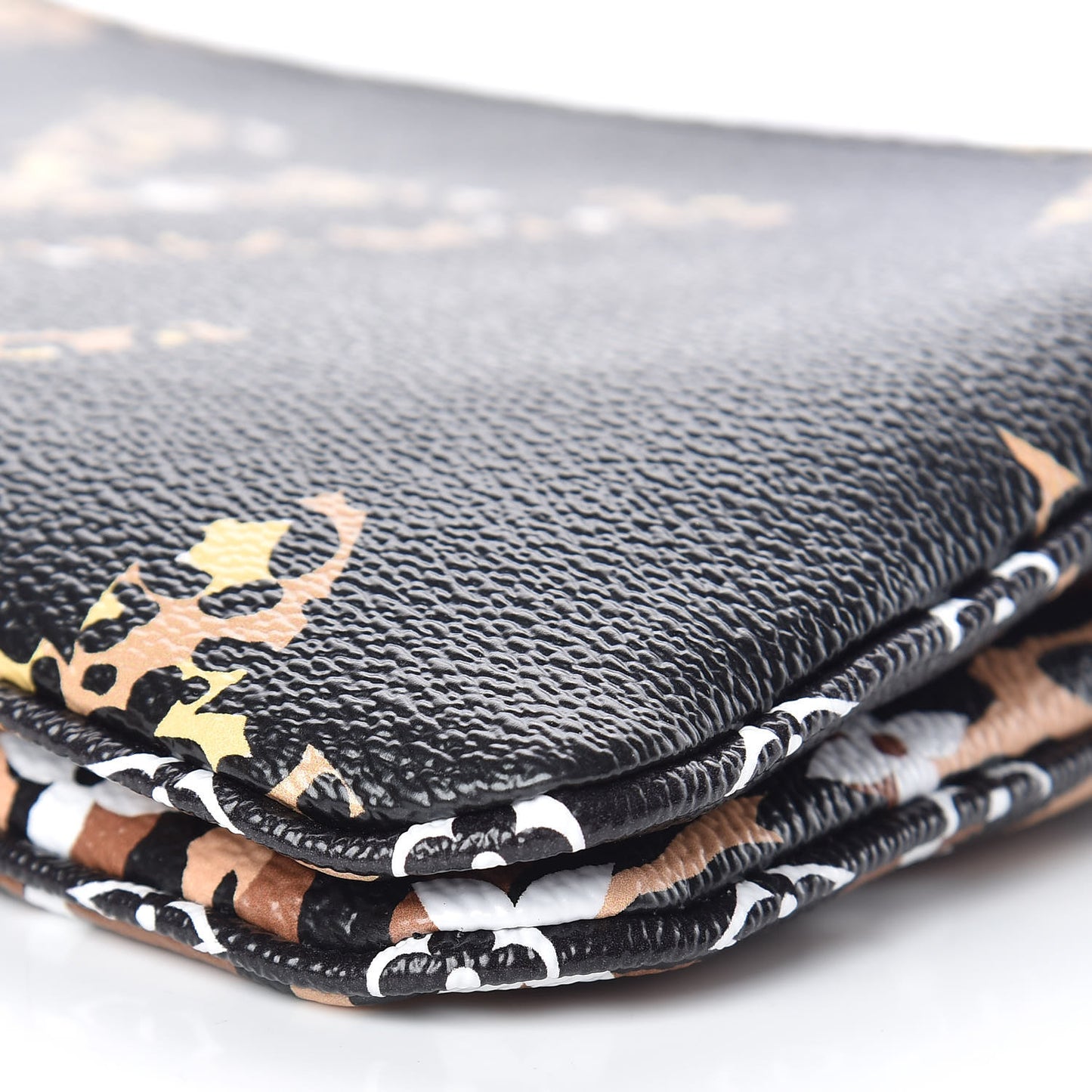 Monogram Giant Jungle Pochette Double Zip Black