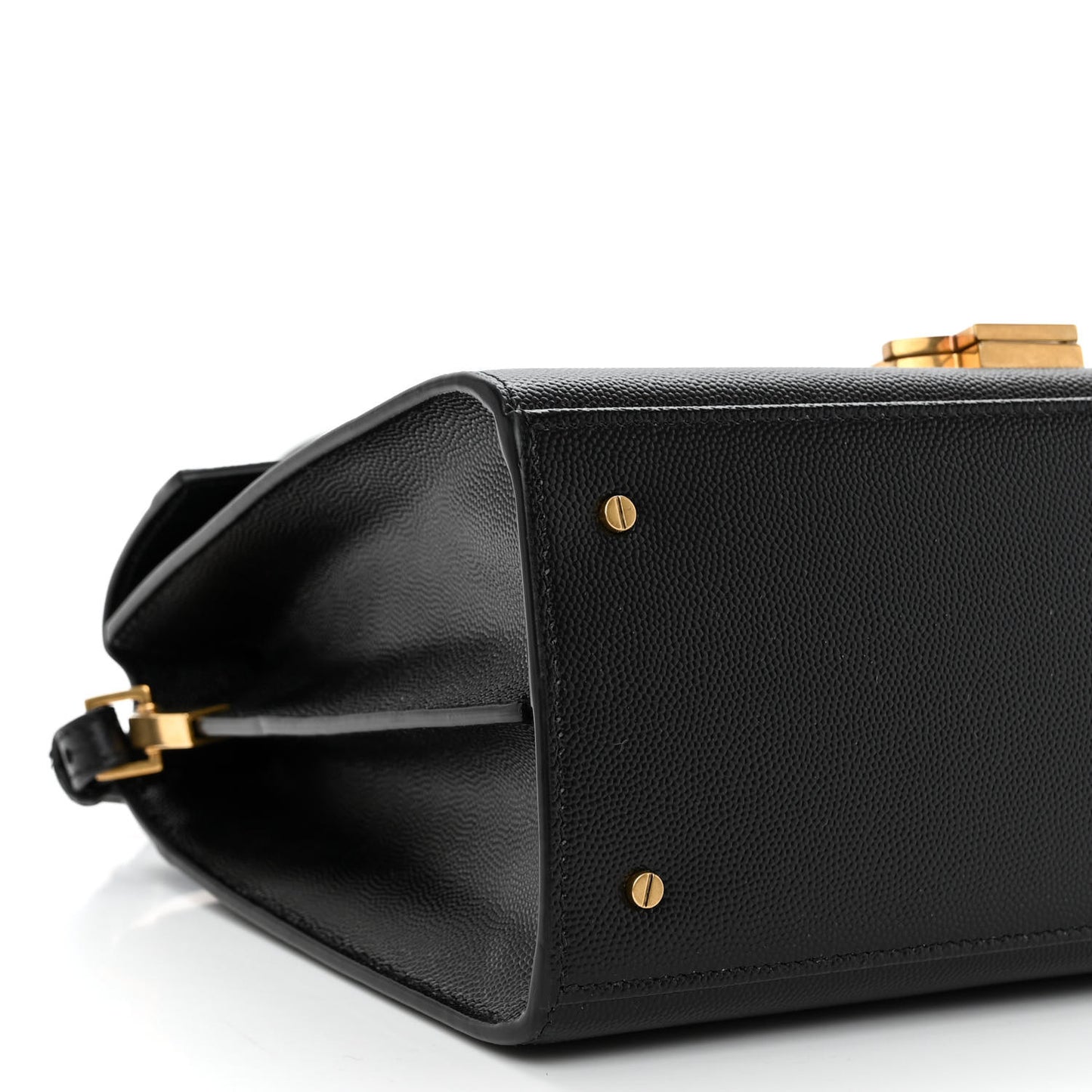 Grain de Poudre Medium Classic Monogram Cassandra Top Handle Black