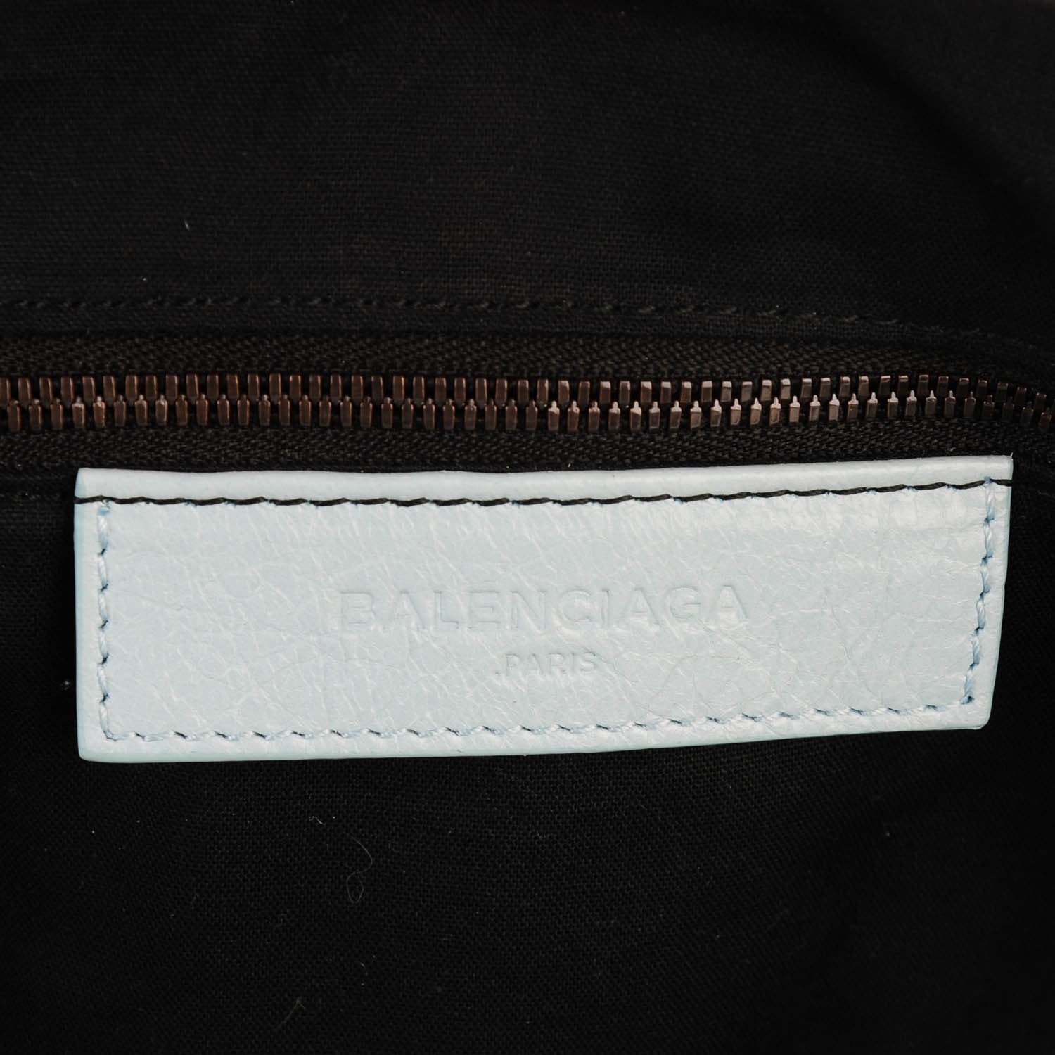 Balenciaga Agneau 24Hour Voyage Travel Bag Bleu Dragee 6 of 7
