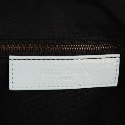 Balenciaga Agneau 24Hour Voyage Travel Bag Bleu Dragee 6 of 7